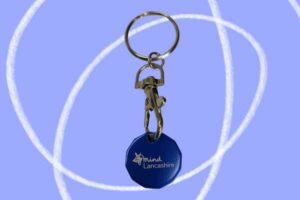 Shopping Trolley Token Keyring