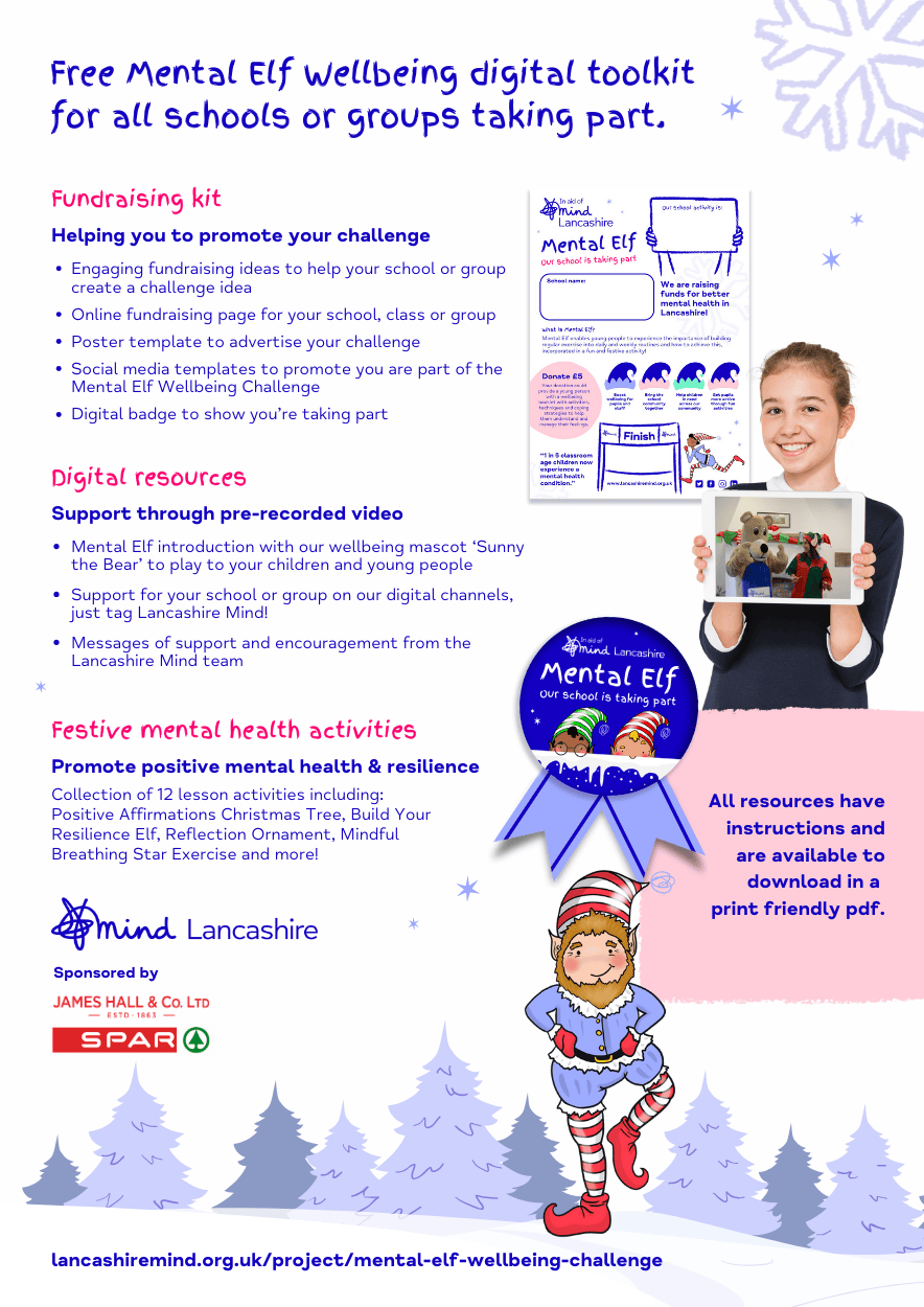 Mental Elf - Wellbeing Challenge for schools and youth groups across Lancashire