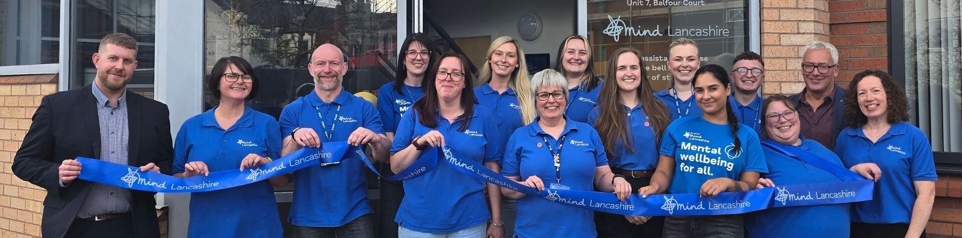 Lancashire Mind staff at new office