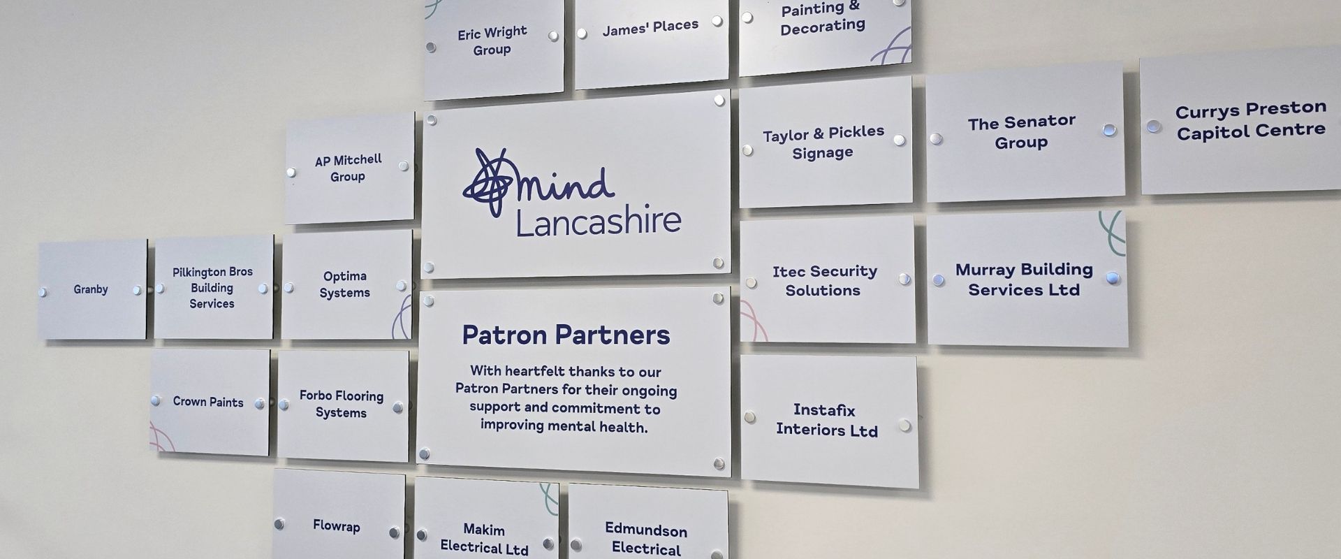 Patron Partners at Lancashire Mind